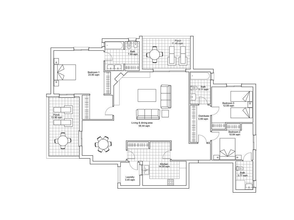 شقة Monteros Beach Flat ماربيا المظهر الخارجي الصورة